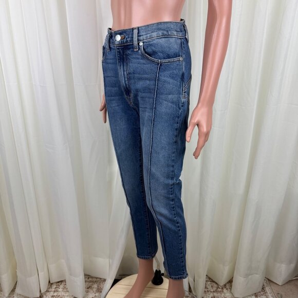 Revice Denim Venus Star Butt High Waist Crop Skinny Jeans Medium Wash Blue Sz 27 - Picture 7 of 14
